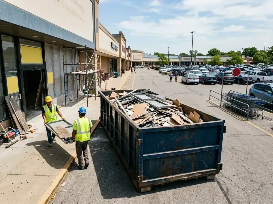 retail-store-renovation-debris-003 — frequently asked questions, Roll-off Dumpster Rentals in Spencer, IN